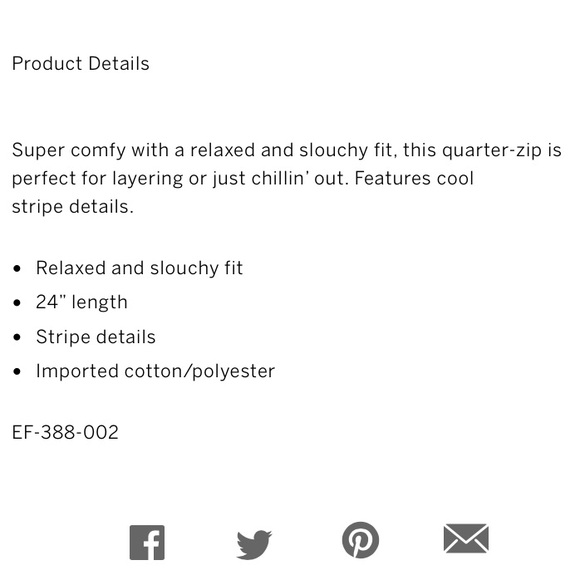 🎉SALE🎉NIP VS Pink Quarter Zip Size S - Picture 8 of 8